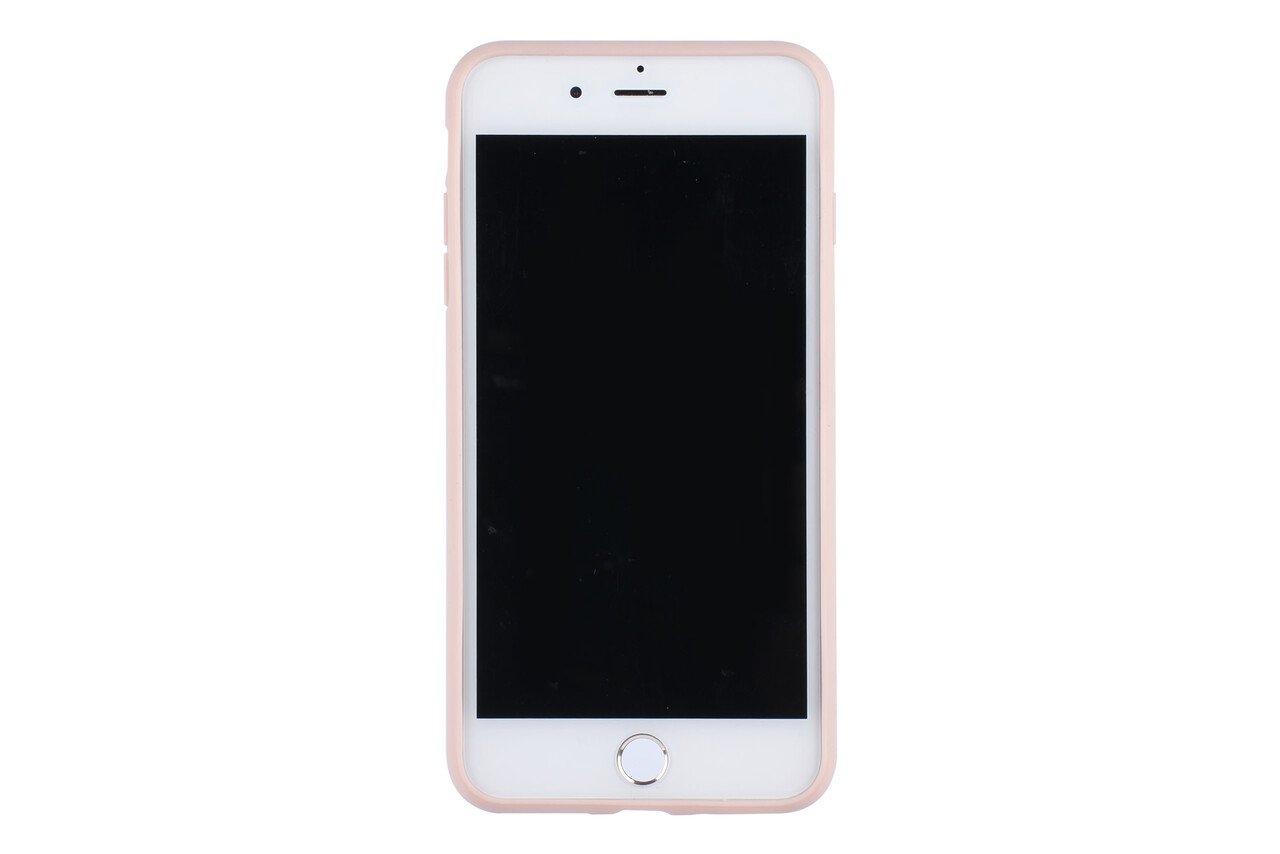 UNIQ Accessory UNIQ Accessory iPhone 7-8 Plus Kunstleer Backcover hoesje met rits - Roze UNIQ Accessory UNIQ Accessory iPhone 7-8 Plus Kunstleer Backcover hoesje met rits - Roze