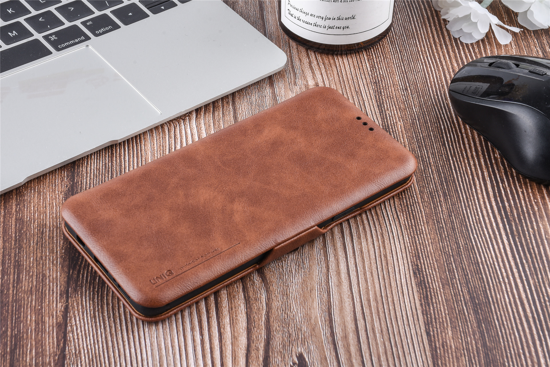 UNIQ Accessory UNIQ Accessory Bruin hoesje Galaxy S9 Plus - Luxe Book Case (G965), foto 5 van 6