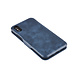 UNIQ Accessory UNIQ Accessory Blauw hoesje iPhone X-Xs - Book Case - Pasjeshouder - Magneetsluiting UNIQ Accessory UNIQ Accessory Blauw hoesje iPhone X-Xs - Book Case - Pasjeshouder - Magneetsluiting