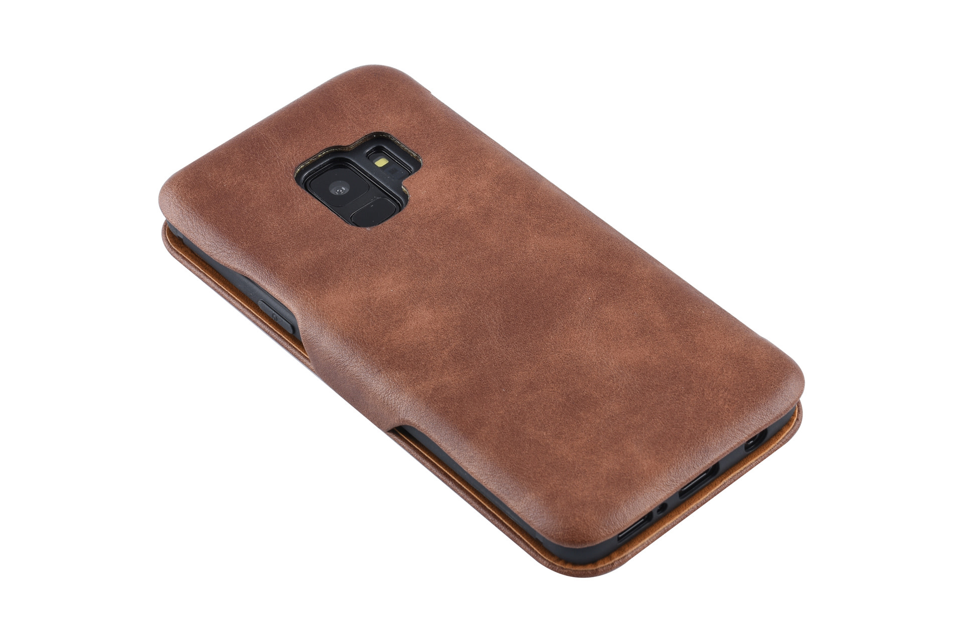 UNIQ Accessory UNIQ Accessory Bruin hoesje Galaxy S9 - Luxe Book Case (G960), foto 6 van 6