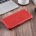 UNIQ Accessory Apple iPhone X;iPhone Xs Kartenhalter Rot Book-Case hul -Magnetverschluss - Kunststof;TPU