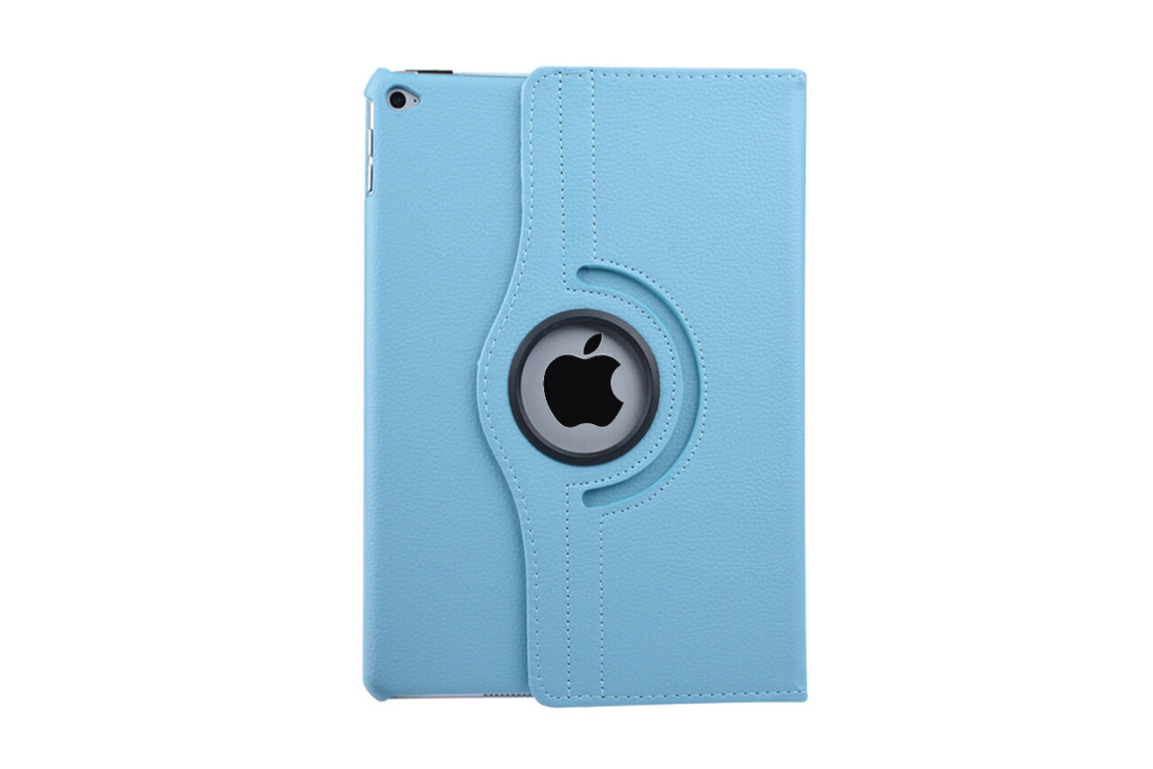 Apple iPad Air 2 Blauw 360 graden draaibare hoes - Book Case Tablethoes Apple iPad Air 2 Blauw 360 graden draaibare hoes - Book Case Tablethoes