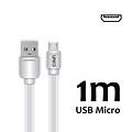 UNIQ Accessory UNIQ Accessory Ladekabel - USB / Micro-USB, 1 m, 2,1 A, weiß