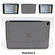 Apple iPad Mini 4 Transparant Achterkant - Book Case Tablethoes Apple iPad Mini 4 Transparant Achterkant - Book Case Tablethoes
