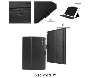 Pierre Cardin Pierre Cardin Apple Zwart Book Case hoesje voor iPad Pro 9.7 (2016)- Smart Case - Tablethoes Pierre Cardin Pierre Cardin Apple Zwart Book Case hoesje voor iPad Pro 9.7 (2016)- Smart Case - Tablethoes