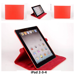 Apple Rot Book Case Tablet für iPad 2-3-4