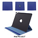 Apple iPad Pro 10.5 (2017) Blauw 360 graden draaibare hoes - Book Case Tablethoes Apple iPad Pro 10.5 (2017) Blauw 360 graden draaibare hoes - Book Case Tablethoes
