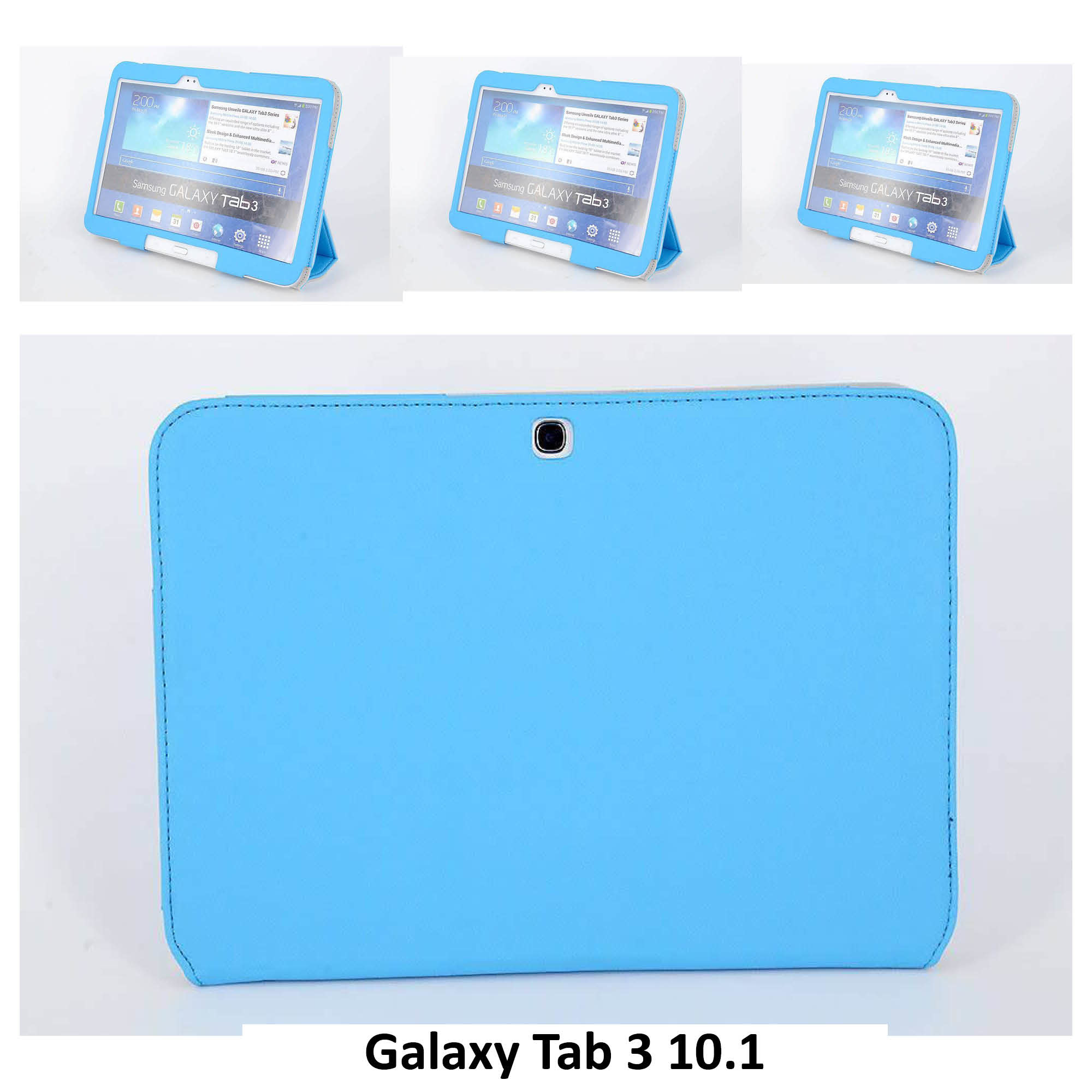Samsung L Blauw Book Case Tablet voor Galaxy Tab 3 10.1