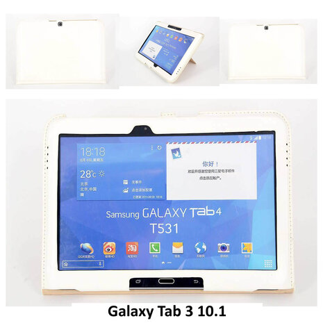 Samsung White Book Case Tablet for Galaxy Tab 3 10.1 Samsung White Book Case Tablet for Galaxy Tab 3 10.1