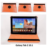 Samsung Oranje Book Case Tablet voor Galaxy Tab 2 10.1