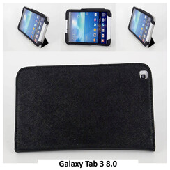 Samsung Schwarz Book Case Tablet für Galaxy Tab 3 8.0
