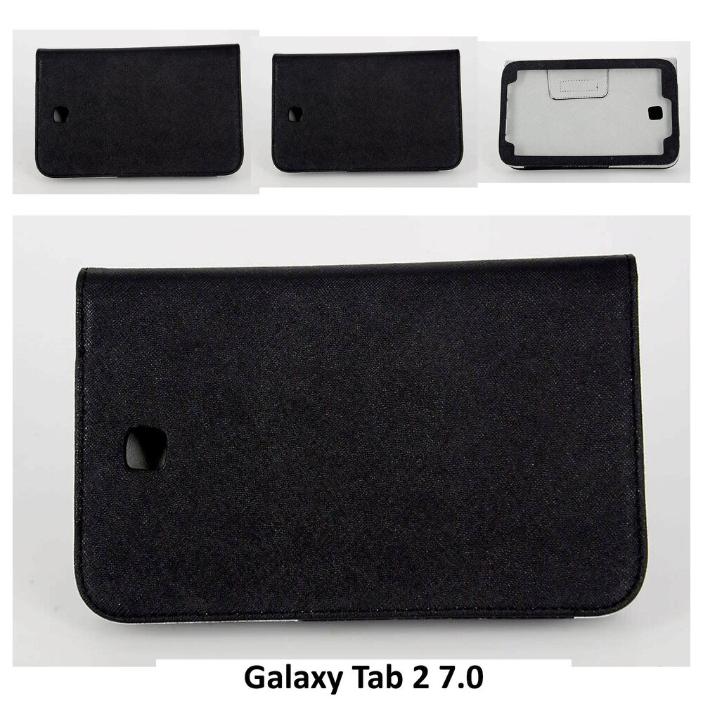 Samsung Zwart Book Case Tablet voor Galaxy Tab 2 7.0 Samsung Zwart Book Case Tablet voor Galaxy Tab 2 7.0