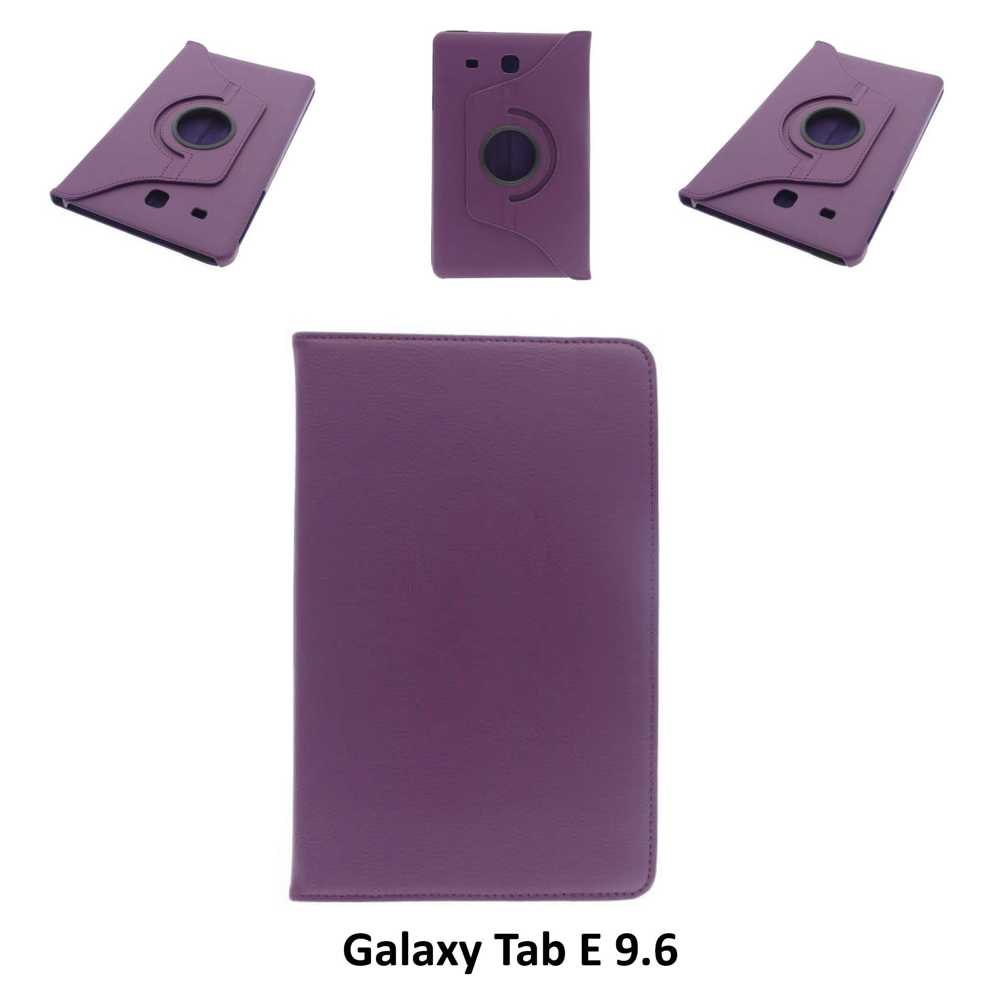 Samsung Paars Book Case Tablet voor Galaxy Tab E 9.6