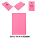 Samsung Tablet Housse Hot Rose pour Galaxy Tab A 10.5 (2019) (T590) Samsung Tablet Housse Hot Rose pour Galaxy Tab A 10.5 (2019) (T590)