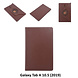 Samsung D Bruin Book Case Tablet voor Galaxy Tab A 10.5 (2019) (T590) Samsung D Bruin Book Case Tablet voor Galaxy Tab A 10.5 (2019) (T590)