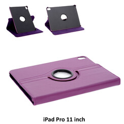 Apple iPad Pro 11 (2018) Paars 360 graden draaibare hoes - Book Case Tablethoes