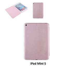 Apple iPad Mini 5 Rose Gold Smart Case - Book Case Tablethoes Apple iPad Mini 5 Rose Gold Smart Case - Book Case Tablethoes