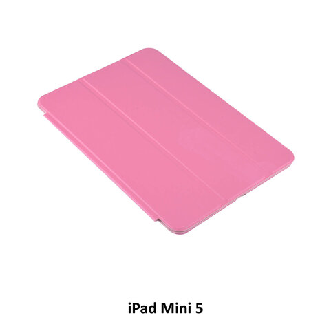Apple iPad Mini 5 Roze Smart Case - Book Case Tablethoes Apple iPad Mini 5 Roze Smart Case - Book Case Tablethoes