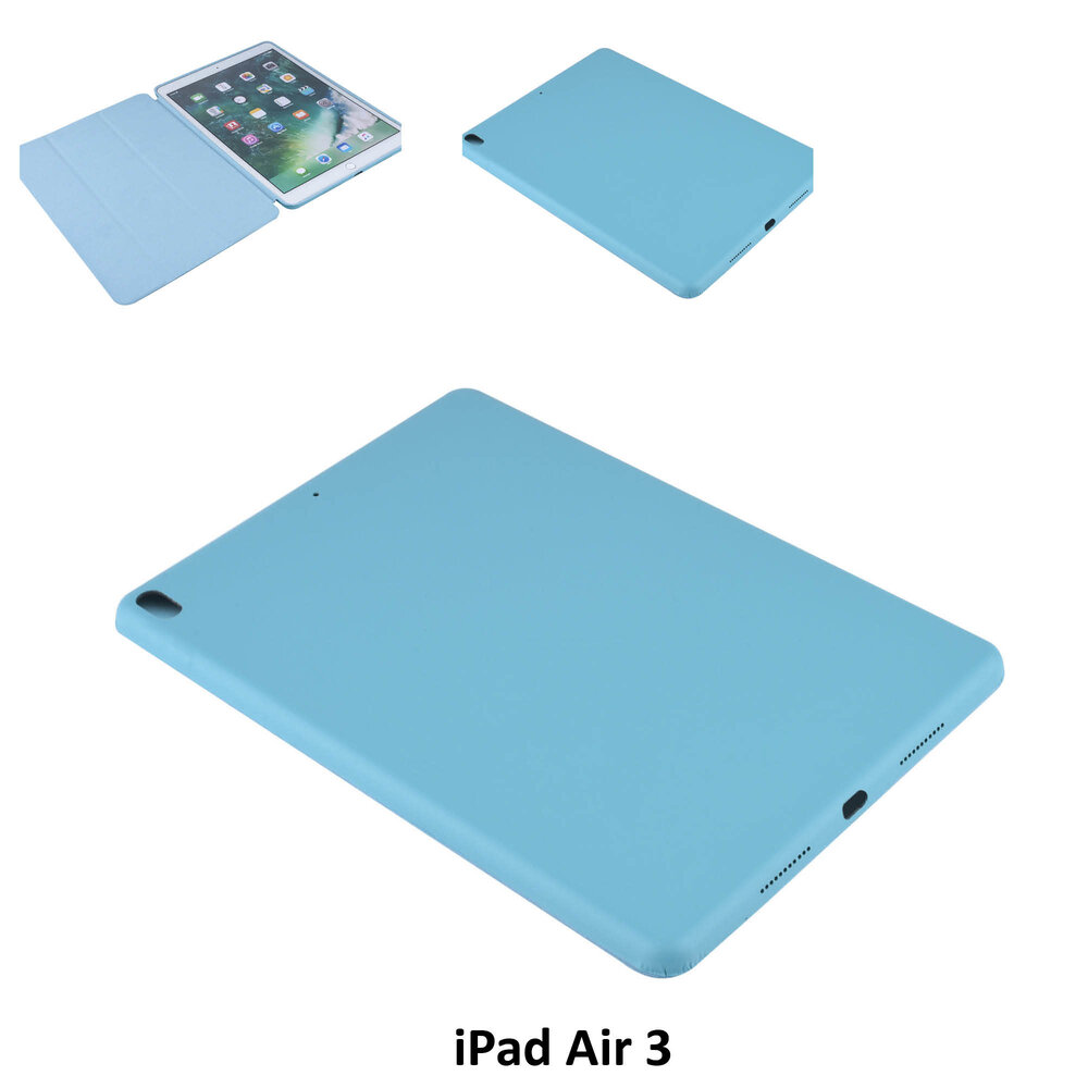 Apple iPad Air 3 Blauw Smart Case - Book Case Tablethoes Apple iPad Air 3 Blauw Smart Case - Book Case Tablethoes