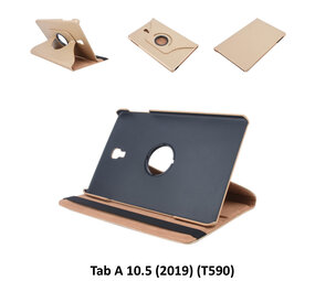 Samsung Goud Book Case Tablet voor Galaxy Tab A 10.5 (2019) (T590) Samsung Goud Book Case Tablet voor Galaxy Tab A 10.5 (2019) (T590)