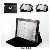 Apple iPad 2-3-4 Zwart Draaibaar Book Case Tablethoes Apple iPad 2-3-4 Zwart Draaibaar Book Case Tablethoes