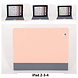 Apple L Pink Book Case Tablet for iPad 2-3-4 Apple L Pink Book Case Tablet for iPad 2-3-4