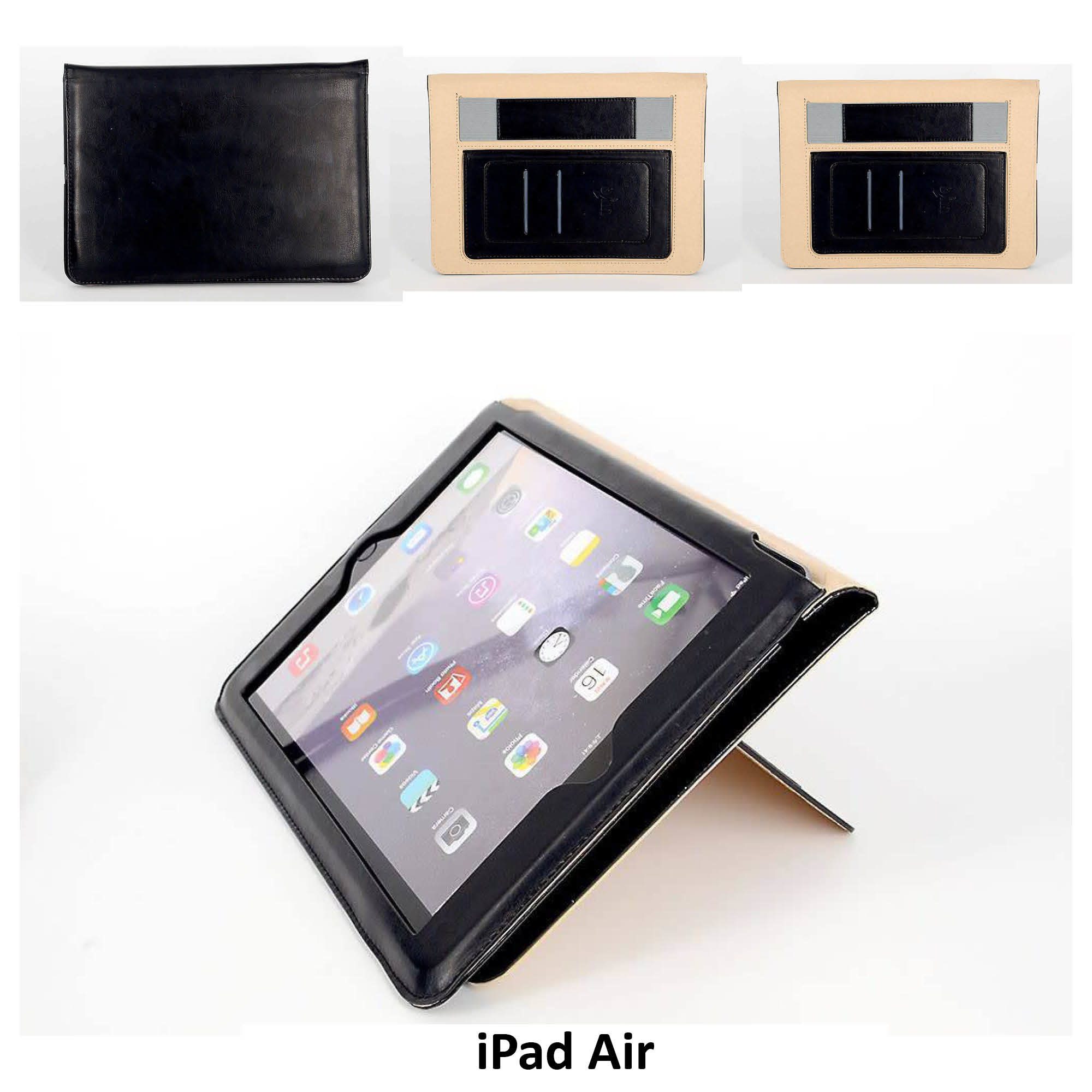 Apple iPad Air Zwart Smart Case - Book Case Tablethoes