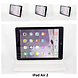Apple iPad Air 2 Wit Smart Case - Book Case Tablethoes Apple iPad Air 2 Wit Smart Case - Book Case Tablethoes
