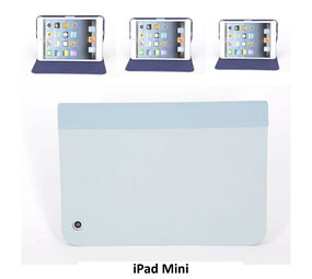 Apple iPad Mini 2-3 Grijs Smart Case - Book Case Tablethoes Apple iPad Mini 2-3 Grijs Smart Case - Book Case Tablethoes