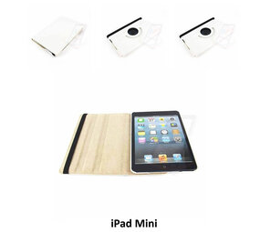 Apple iPad Mini 2-3 Wit Smart Case - Book Case Tablethoes Apple iPad Mini 2-3 Wit Smart Case - Book Case Tablethoes