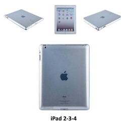 Apple Durchsichtig Back Cover Tablet für iPad 2-3-4