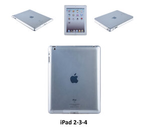 Apple Clear Back Cover Tablet for iPad 2-3-4 Apple Clear Back Cover Tablet for iPad 2-3-4