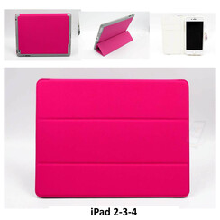 Apple Hot Pink Book Case Tablet für iPad 2-3-4