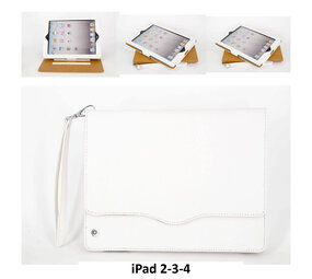 Apple White Book Case Tablet for iPad 2-3-4 Apple White Book Case Tablet for iPad 2-3-4