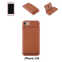 Backcover für iPhone 7/8 - Braun