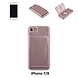 UNIQ Accessory UNIQ Accessory iPhone 7-8 Kunstleer Backcover hoesje - Roze UNIQ Accessory UNIQ Accessory iPhone 7-8 Kunstleer Backcover hoesje - Roze