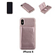 UNIQ Accessory Coque pour iPhone X - Rose UNIQ Accessory Coque pour iPhone X - Rose