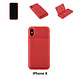 UNIQ Accessory Coque pour iPhone X - Rouge UNIQ Accessory Coque pour iPhone X - Rouge