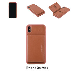Backcover für iPhone Xs Max - Braun