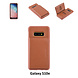 UNIQ Accessory UNIQ Accessory Galaxy S10e Kunstleer Backcover hoesje - Bruin UNIQ Accessory UNIQ Accessory Galaxy S10e Kunstleer Backcover hoesje - Bruin