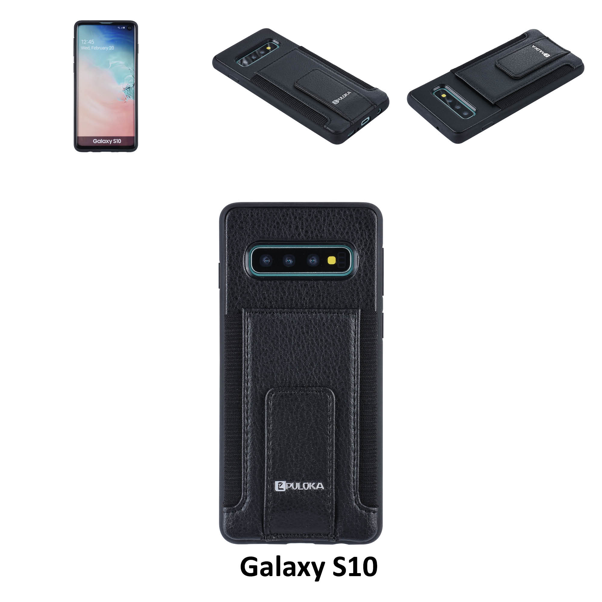 UNIQ Accessory Back Cover voor Samsung Galaxy S10 - Zwart