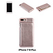UNIQ Accessory UNIQ Accessory iPhone 7-8 Plus Kunstleer Backcover hoesje met rits - Roze UNIQ Accessory UNIQ Accessory iPhone 7-8 Plus Kunstleer Backcover hoesje met rits - Roze