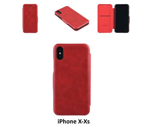 UNIQ Accessory Apple iPhone X;iPhone Xs Kartenhalter Rot Book-Case hul -Magnetverschluss - Kunststof;TPU UNIQ Accessory Apple iPhone X;iPhone Xs Kartenhalter Rot Book-Case hul -Magnetverschluss - Kunststof;TPU