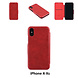UNIQ Accessory UNIQ Accessory Rood hoesje iPhone X-Xs - Luxe Book Case UNIQ Accessory UNIQ Accessory Rood hoesje iPhone X-Xs - Luxe Book Case