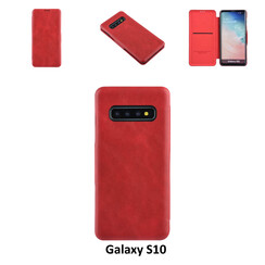 UNIQ Accessory Rood hoesje Galaxy S10 - Luxe Book Case