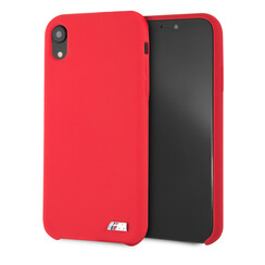 Apple BMW back cover Rouge pour iPhone XR - Silicone