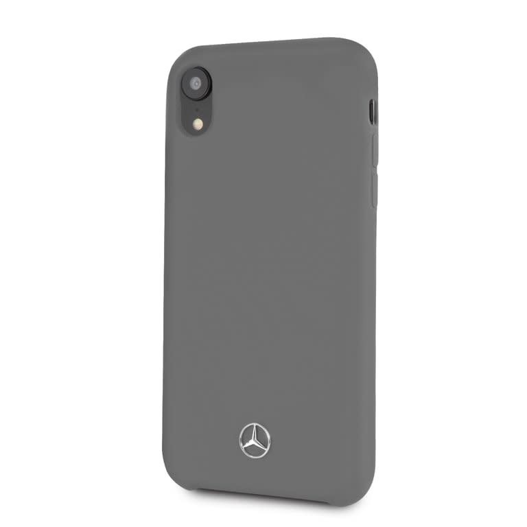 Mercedes-Benz Apple Grijs Mercedes-Benz Back Cover voor iPhone XR - Silicone