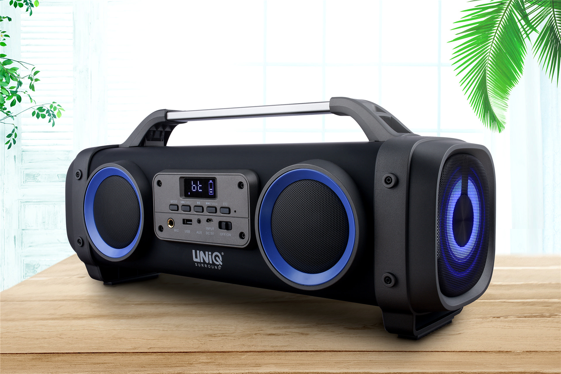 UNIQ Accessory UNIQ Accessory Chant Bluetooth Speaker (Karaoke) - Zwart, foto 5 van 6