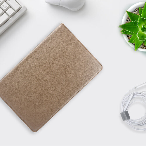 360° Draaibaar Book Case Tablethoes voor Samsung Tab A 10.1 (2019) (T515) -2 kijkstanden - Gold