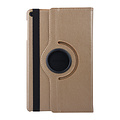 360° Draaibaar Book Case Tablethoes voor Samsung Tab A 10.1 (2019) (T515) -2 kijkstanden - Gold